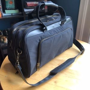 Nomad Lane Bento Bag Black with Brass Zipper
